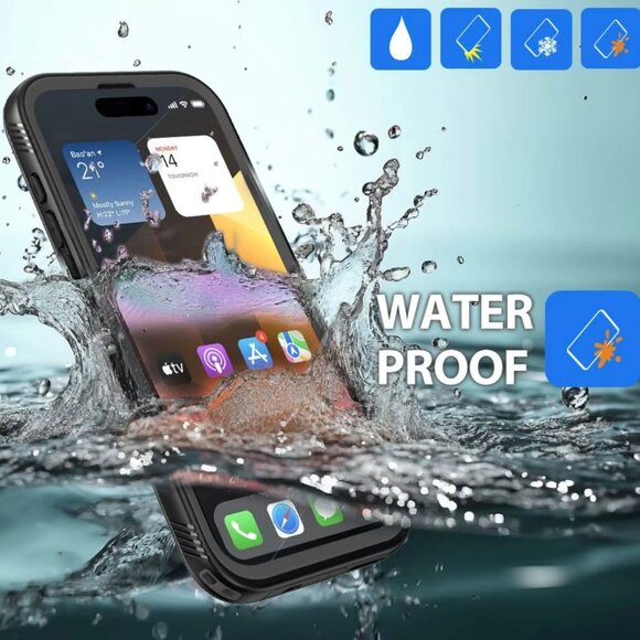 Sportlink Waterproof Case iPhone 15 Pro Max Shockproof ScreenProtectorCover NEW - Picture 3 of 9